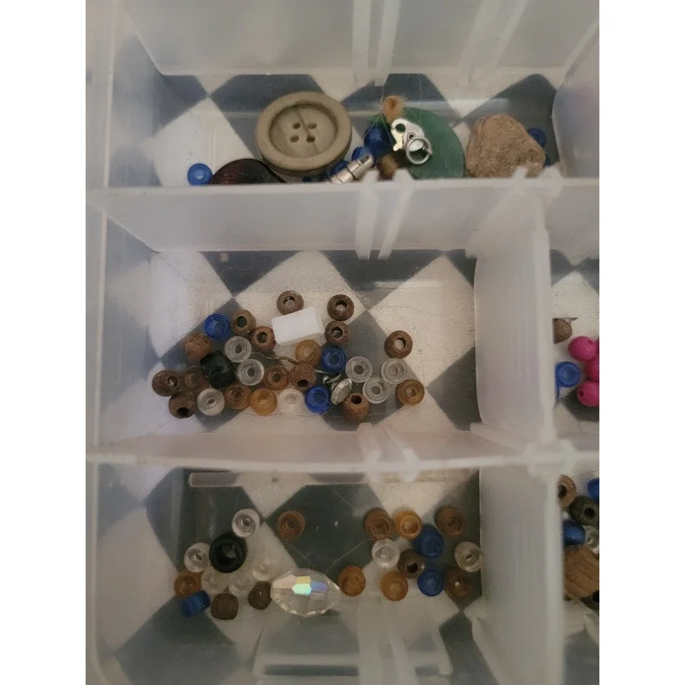Huge Jewelry Making Bead Lot Charms Wire‎ Findings Craft Supplies Organizer Bulk